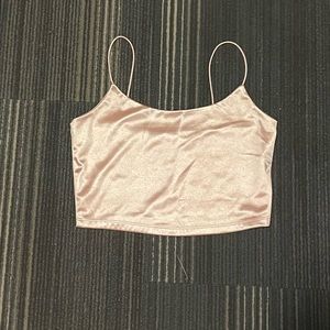 Satin Crop Top